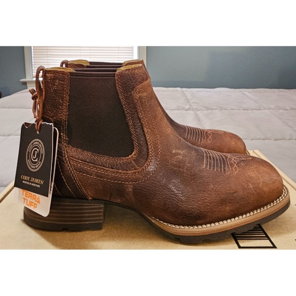 Cody James® (Men\'s 9.5 D) Ranger™ Chelsea Boots in Brown - $170 main image 8